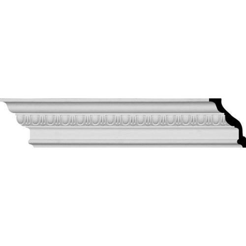 5 1/8"H x 3"P x 5 7/8"F x 94 1/2"L Egg & Dart Crown Moulding (12 Inch Sample of MLD05X03X06EG)