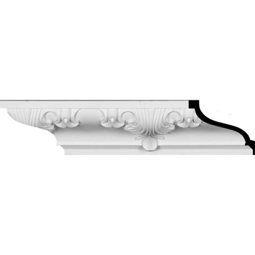 MLD09X07X11AL 8 3/4"H x 7"P x 11 1/4"F x 96"L Alexandria Crown Moulding