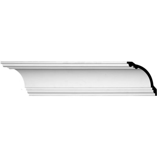 5 3/8"H x 5 1/4"P x 7 1/2"F x 94 1/2"L Diane Crown Moulding (12 Inch Sample of MLD05X05X08DI)