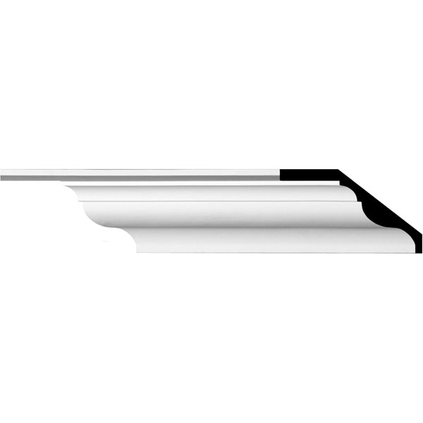 9 1/8"H x 5 7/8"P x 10 3/4"F x 96"L Robin Crown Moulding (12 Inch Sample of MLD09X06X11RO)