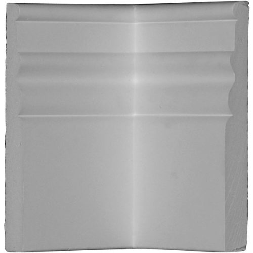 BBD06X04FE 5 7/8"H x 4"P Federal Baseboard Moulding Inside Corner