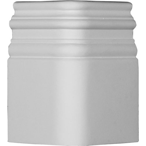 BBD07X05HI 7 3/8"H x 4 3/4"P Hillsborough Baseboard Moulding Outside Corner