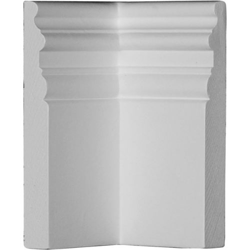 BBD07X04HI 7 3/8"H x 4 3/8"P Hillsborough Baseboard Moulding Inside Corner