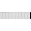 PML02X00LY 1 3/4"H x 3/8"P x 94 1/2"L Lyon Panel Moulding