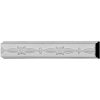 CHA01X00FL 1 3/4"H x 5/8"P x 94 1/2"L Flower Chair Rail