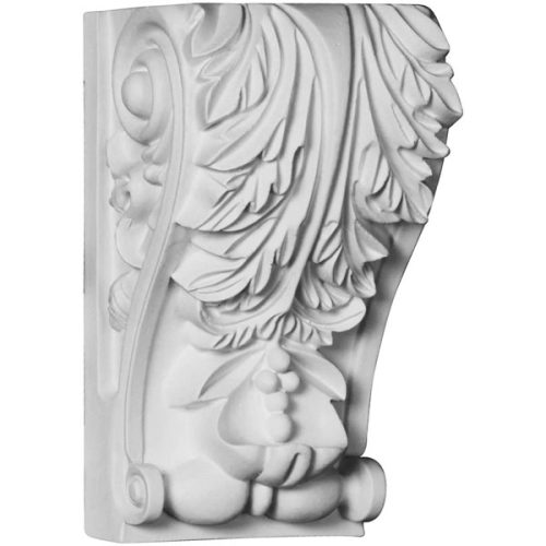 COR04X03X07LE 4"W x 3 3/8"D x 7 1/8"H Leaf Corbel