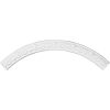 CR46JA 45 1/2"OD x 39 3/8"ID x 3 1/8"W x 1/2"P Jamie Ceiling Ring (1/4 of complete circle)