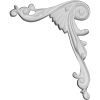 ONL05X06X01LO-R 4 3/4"W x 5 7/8"H x 7/8"P Loera Scroll Onlay, Right