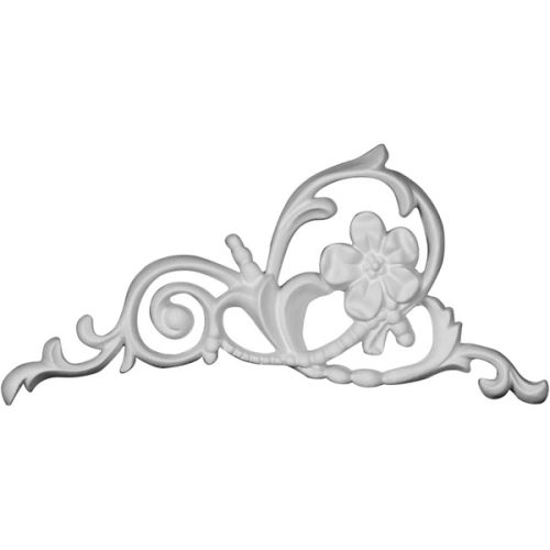 ONL06X04X01CO-L 5 7/8"W x 4"H x 1/2"P Colton Flower Onlay, Left