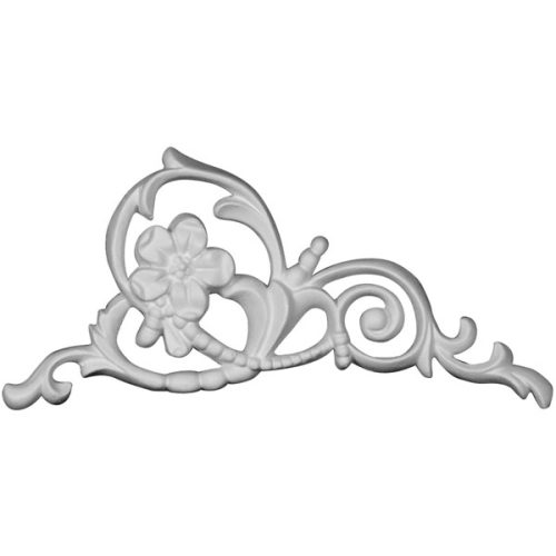 ONL06X04X01CO-R 5 7/8"W x 4"H x 1/2"P Colton Flower Onlay, Right