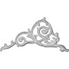 ONL04X06X00CO-L 4 1/4"W x 5 3/4"H x 3/8"P Colton Flower Onlay, Left
