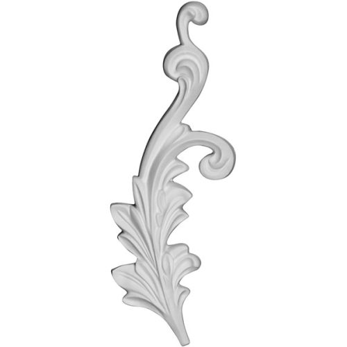 ONL04X10X01RB-L 3 5/8"W x 9 1/2"H x 7/8"P Robin Scroll Onlay, Left