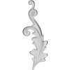 ONL04X10X01RB-R 3 5/8"W x 9 1/2"H x 7/8"P Robin Scroll Onlay, Right