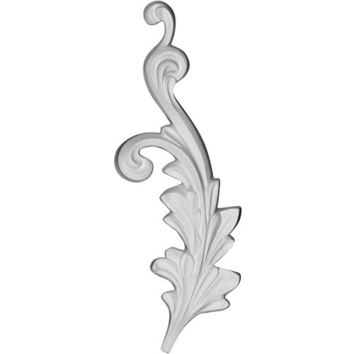 ONL04X10X01RB-R 3 5/8"W x 9 1/2"H x 7/8"P Robin Scroll Onlay, Right