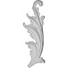 ONL03X09X01RB-R 3 1/8"W x 9 1/8"H x 7/8"P Robin Scroll Onlay, Right