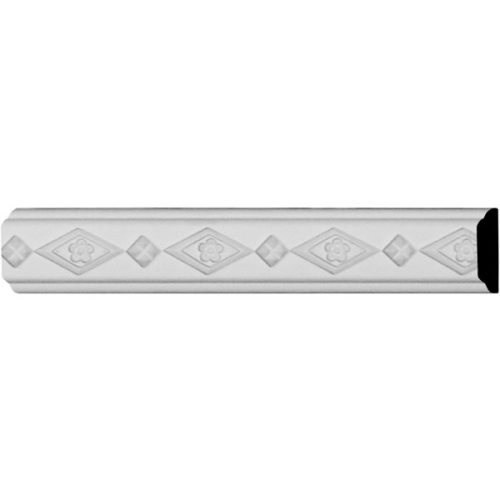 CHA02X01DI 1 5/8"H x 1/2"P x 94 1/2"L Diamond Chair Rail