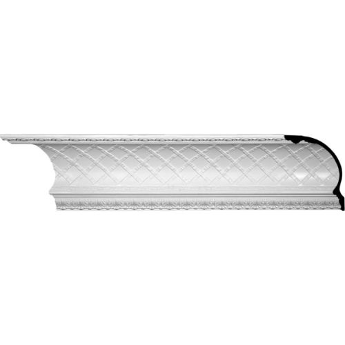 12"H x 15 3/8"P x 19 1/4"F x 96"L Brightton Crown Moulding (12 Inch Sample of MLD12X15X19BR)