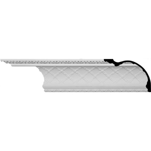 MLD12X15X19PR 12"H x 15 3/8"P x 19 1/2"F x 96"L Preston Crown Moulding