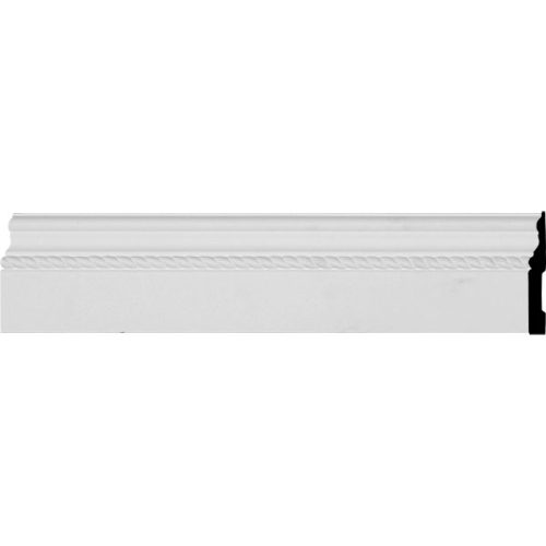 BBD04X00OS 4 7/8"H x 5/8"P x 94 1/2"L Oslo Rope Baseboard Moulding