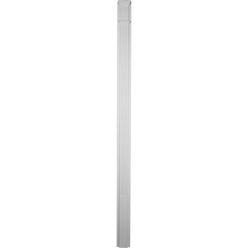 PIL05X90X02FL 5 1/8"W x 90 1/2"H x 2"P with 18" Attached Plinth, Fluted Pilaster (each)