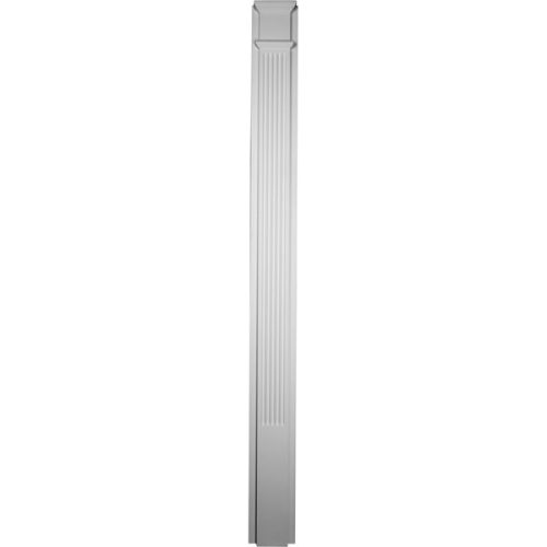 PIL07X90X02FL 7 7/8"W x 90 1/2"H x 2 1/2"P with 18" Attached Plinth, Fluted Pilaster (each)