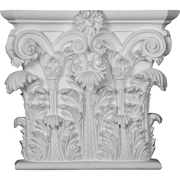 CAP18X16X04RC 18 1/2"W x 16 1/2"H x 4 3/4"P Corinthian Capital (Fits Pilasters up to 15 1/8"W x 2 3/4"D)