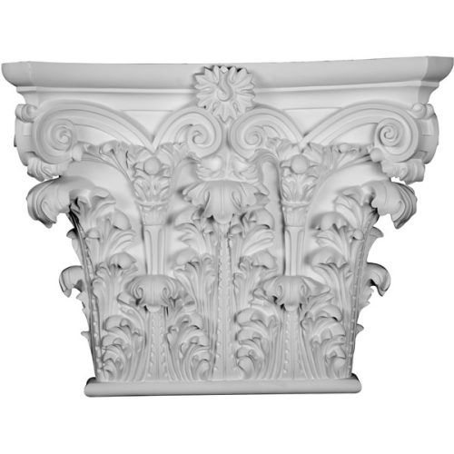 CAP23X20X05RC 29 3/4"W x 23 1/4"H x 8 1/4"P Corinthian Capital (Fits Pilasters up to 19 1/2"W x 2 1/2"D)