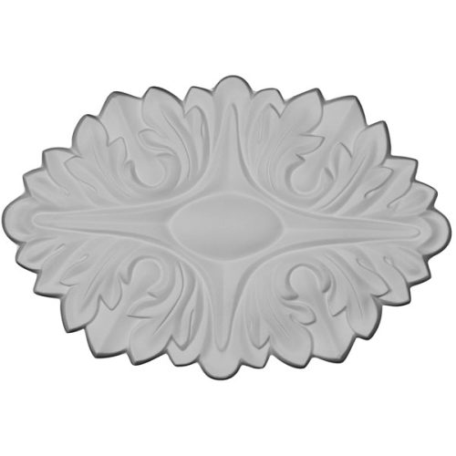 ONL11X07X01PM 11 3/4"W x 7 7/8"H x 1"P Palmetto Beaded Onlay