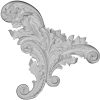 ONL12X11X01KT-R 12 1/4"W x 11 1/4"H x 1 1/8"P Katheryn Onlay, Right