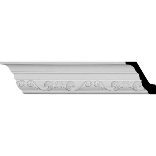 2 3/4"H x 2 5/8"P x 3 7/8"F x 94 1/2"L Caputo Crown Moulding (12 Inch Sample of MLD02X02X03CA)