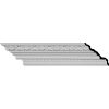 6 3/4"H x 9 7/8"P x 11 3/4"F x 94 1/2"L Dentil Crown Moulding (12 Inch Sample of MLD06X09X11DE)