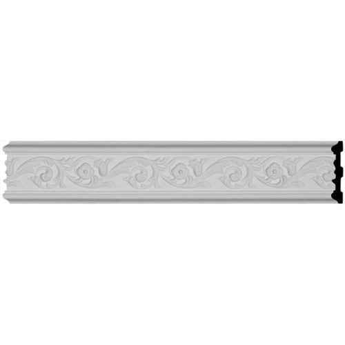 CHA04X00DL 4 3/8"H x 3/4"P x 94 1/2"L Delfina Running Leaf Chair Rail