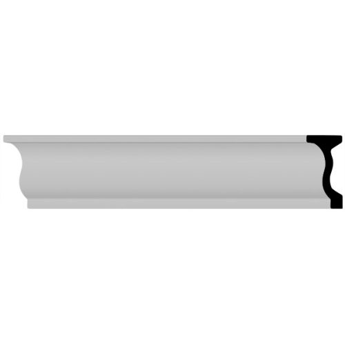 MLD04X01ST 4"H x 1 5/8"P x 94 1/2"L Standard Moulding
