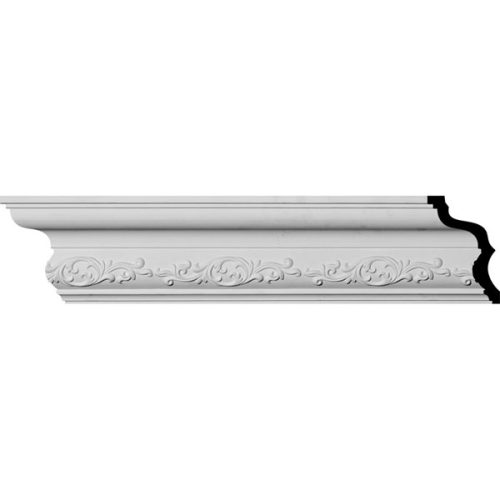 5"H x 3"P x 5"F x 96"L, (5 1/4" Repeat), Delfina Crown Moulding (12 Inch Sample of MLD05X03X05DL)