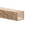 Hand Hewn 6x8 Stainable Faux Wood Beam by Fypon-Elm Grain