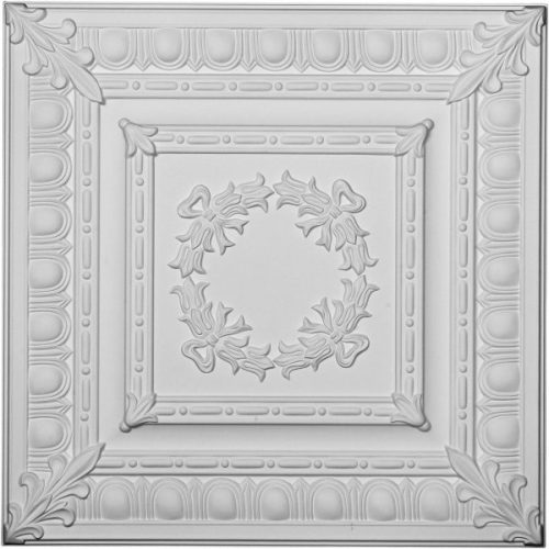 CT24X24MI24"W x 24"H x 3/4"P Milton Egg & Dart Ceiling Tile