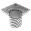Rope Twist Column Cut Away View RoyalCast