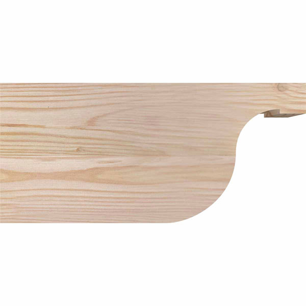 Ekena Millwork Del Monte Smooth Rafter Tail, Select Material & Size - Image 4