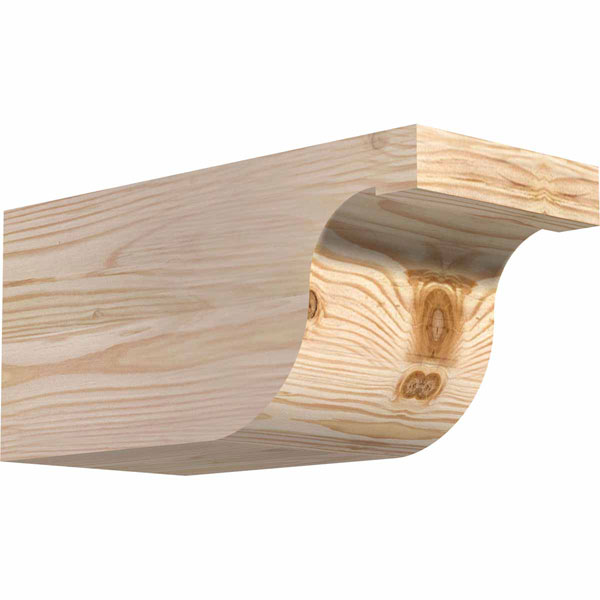 Ekena Millwork Del Monte Smooth Rafter Tail, Select Material & Size - Image 3