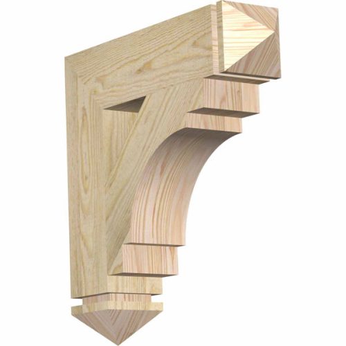 Merced Arts & Crafts Rough Sawn Bracket