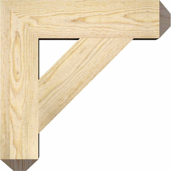 Traditional Craftsman Rough Sawn Bracket - Image 2