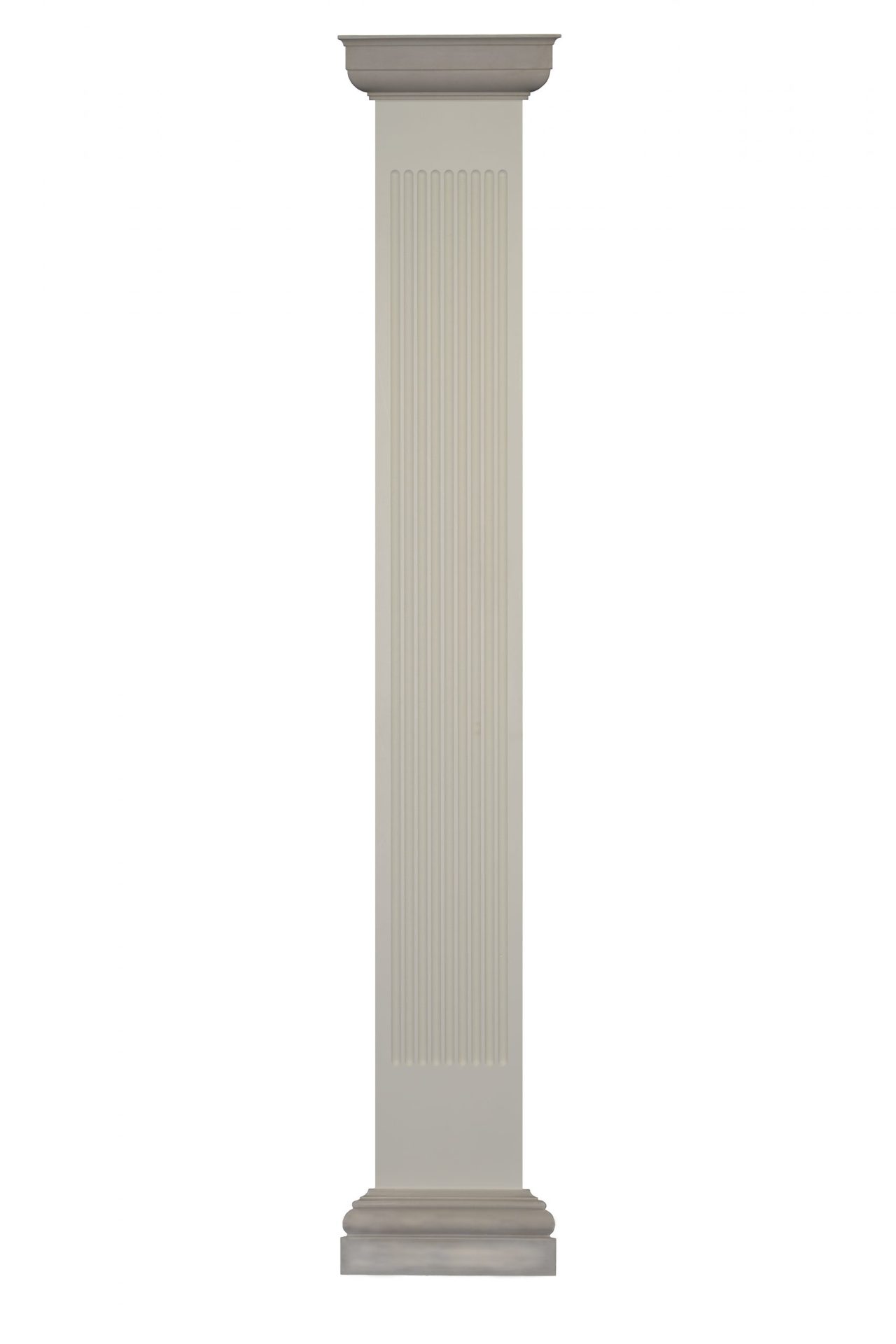 Fluted NTP Doric Cap and Base