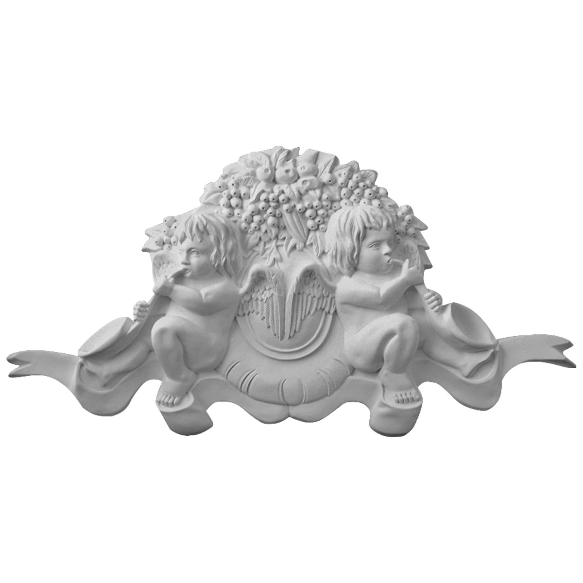 ANGEL CENTER WITH SCROLLS