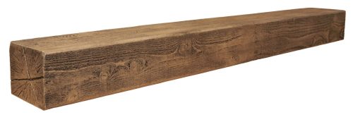 Rough Sawn Beam Mantle