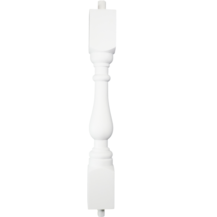 3-1/2"W x 26"H American Made Victorian Urethane Baluster