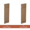 Fypon 2-Batten Rough Sawn Cedar Board & Batten Shutters