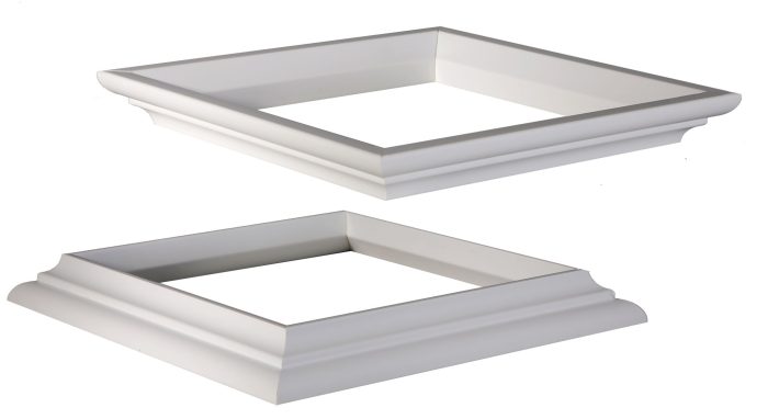 Fypon Craftsman Column Wrap Cap and Base Set