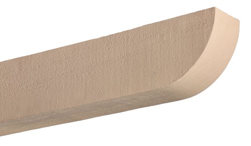 Fypon 4pcs Rough Sawn Wood Grain Bullnose Profile Rafter Tails