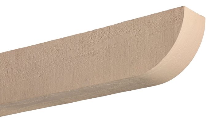 Fypon 4pcs Rough Sawn Wood Grain Bullnose Profile Rafter Tails