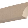 Fypon 4pcs Rough Sawn Wood Grain Cove Profile Rafter Tails